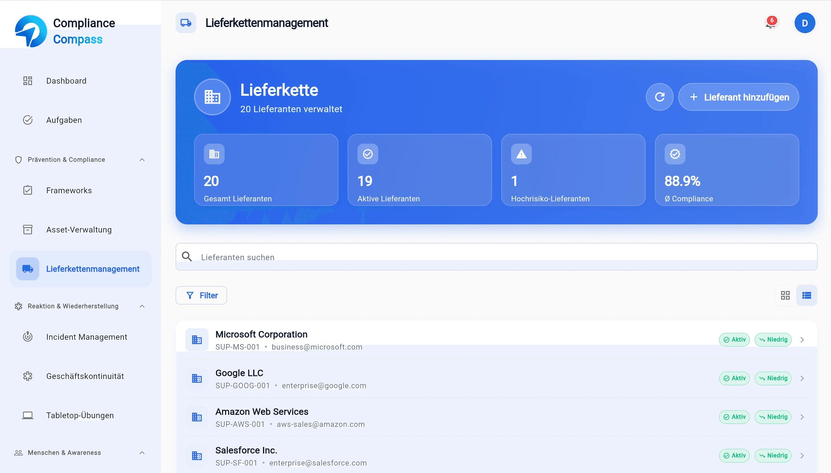 Lieferantenmanagement
